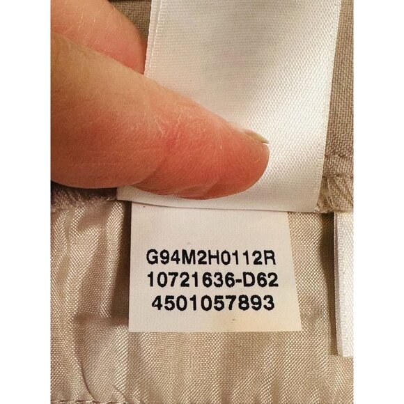 Nine West Beige Dress Pants Women’s Size 16 Straight Leg Career Work Slacks - Picture 12 of 14